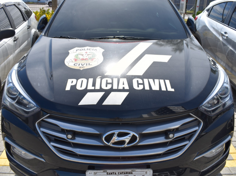 Viatura da Polícia Civil de Santa Catarina