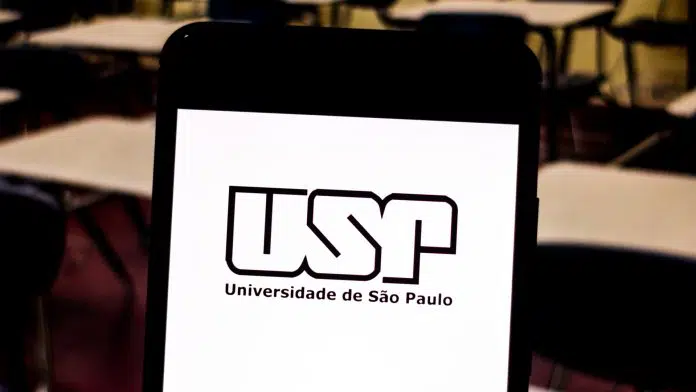 Aplicativo com imagem da Universidade de São Paulo USP