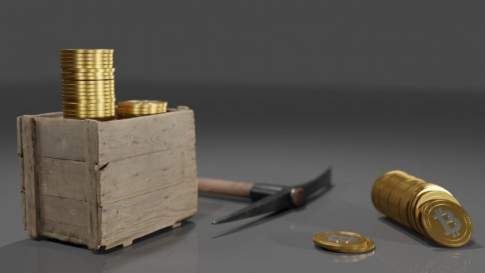 Equipamentos e recompensa de mineração de Bitcoin