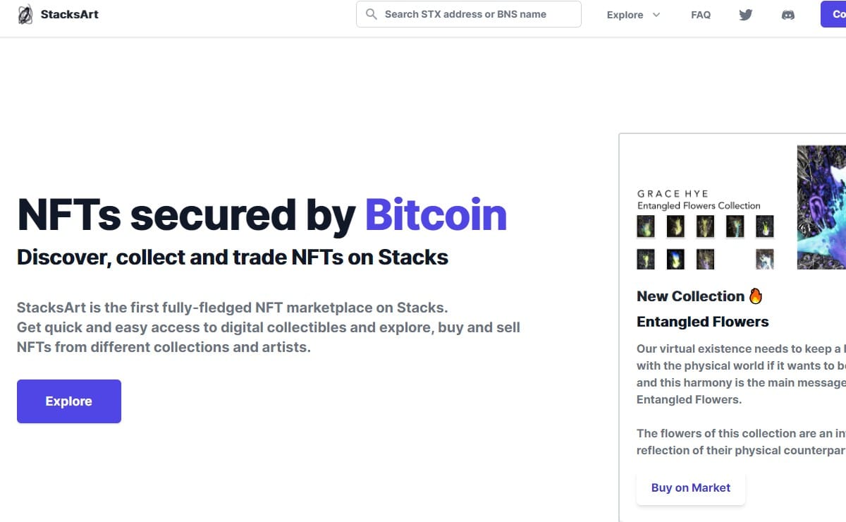 NFTs seguros pela rede Bitcoin