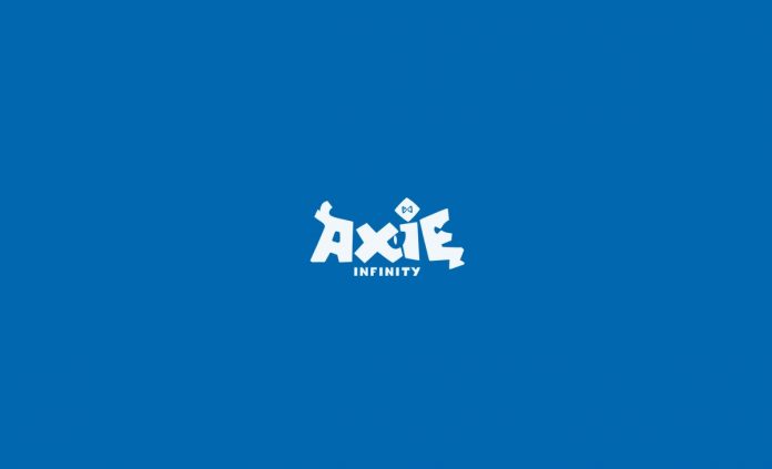 Página inicial do site Axie Infinity