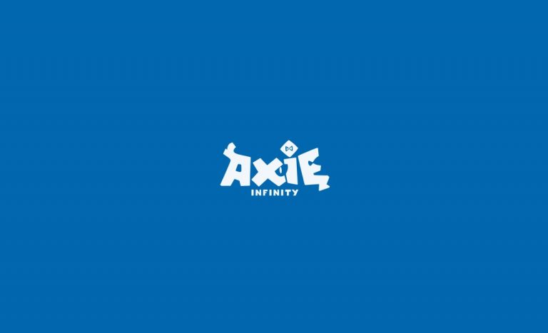 Página inicial do site Axie Infinity