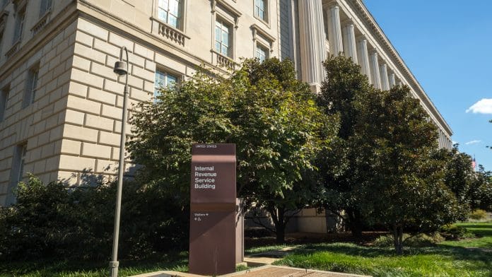 Prédio da Receita Federal dos Estados Unidos em Washington DC