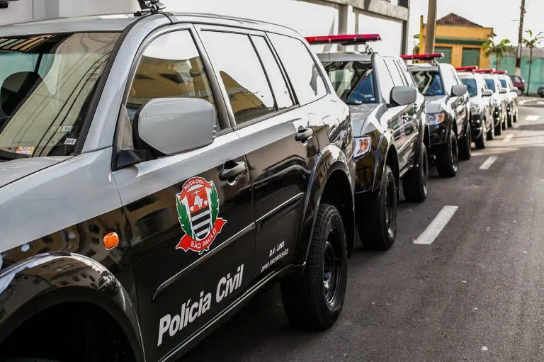 Viaturas da Polícia Civil de São Paulo