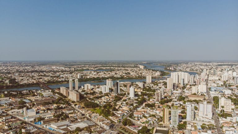 Área comercial na cidade de Campos dos Goytacazes no estado do Rio de Janeiro