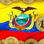 Bandeira do Equador e Bitcoin