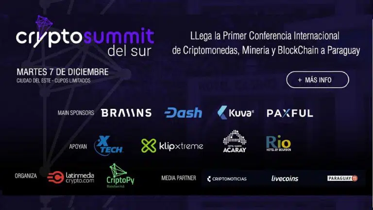 Crypto Summit del Sur: Conferência internacional de criptomoedas, mineração e blockChain chega ao Paraguai