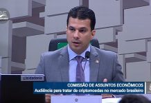 Senador Irajá em Comissão de Assuntos Econômicos sobre criptomoedas no mercado brasileiro