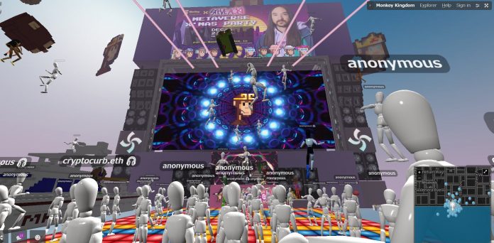Festa no metaverso com DJ Steve Aoki