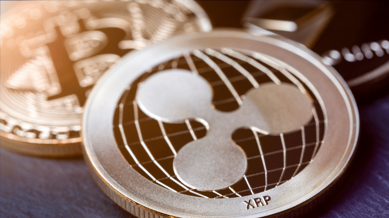 Símbolo da XRP, criptomoeda emitida pela Ripple