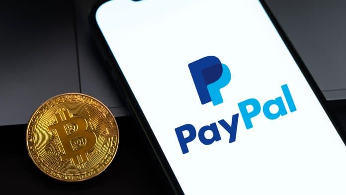 Aplicativo do PayPal e Bitcoin