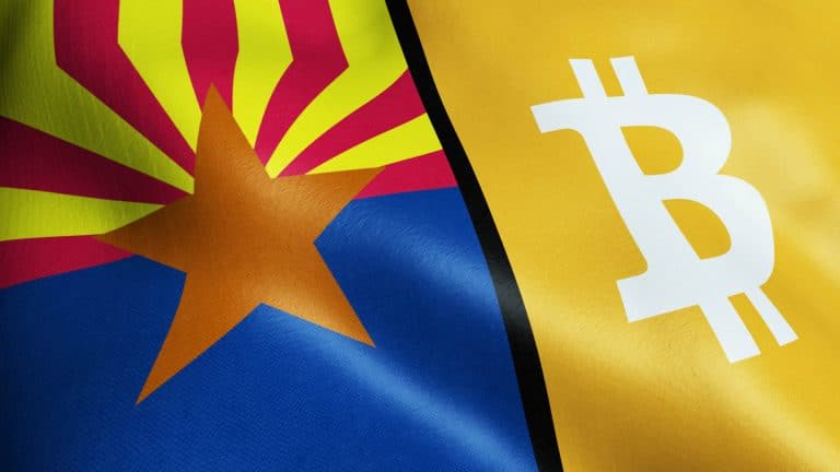 Bandeira do Estado do Arizona e Bitcoin