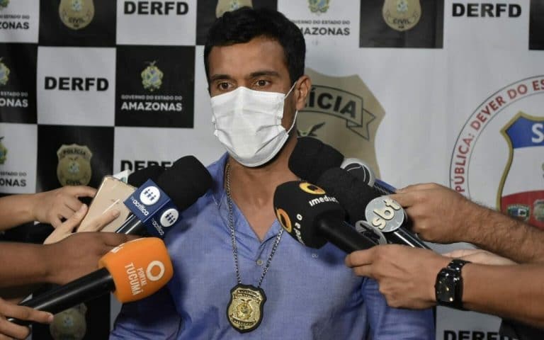 Delegado Adriano Félix, da Polícia Civil do Amazonas Foto Erlon Rodrigues