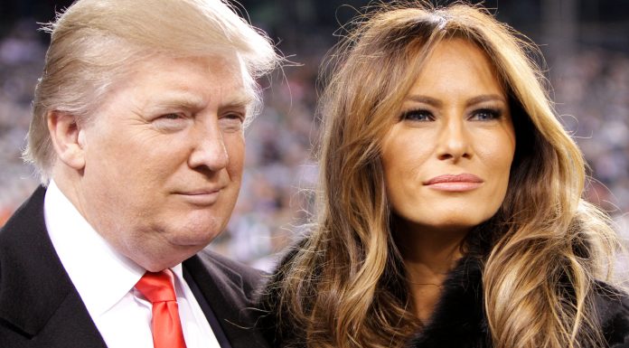 Donald Trump e Melania, sua esposa