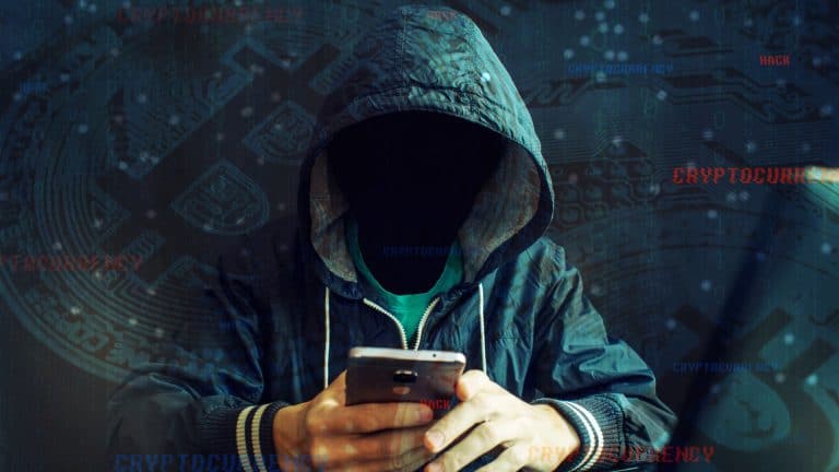 Hacker anônimo sem rosto está tentando roubar criptomoedas