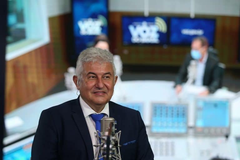 O ministro da Ciência e Tecnologia, Marcos Pontes, participa do programa A Voz do Brasil