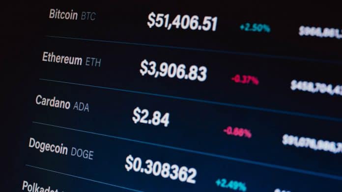 Tabela de preços das criptomoedas com valorização, corretoras do mercado