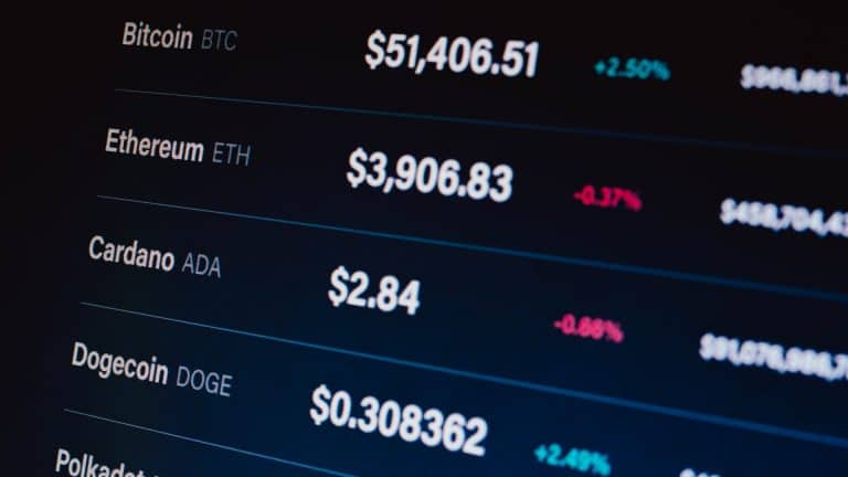 Tabela de preços das criptomoedas com valorização, corretoras do mercado