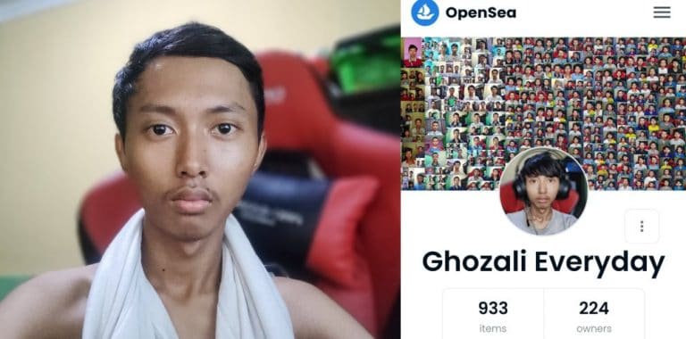 Homem vende selfies como NFT e fica milionário