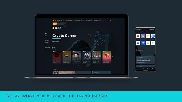 Visão geral do Opera Crypto Browser para PC e celular