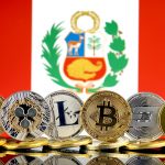 Bandeira do Peru e criptomoedas