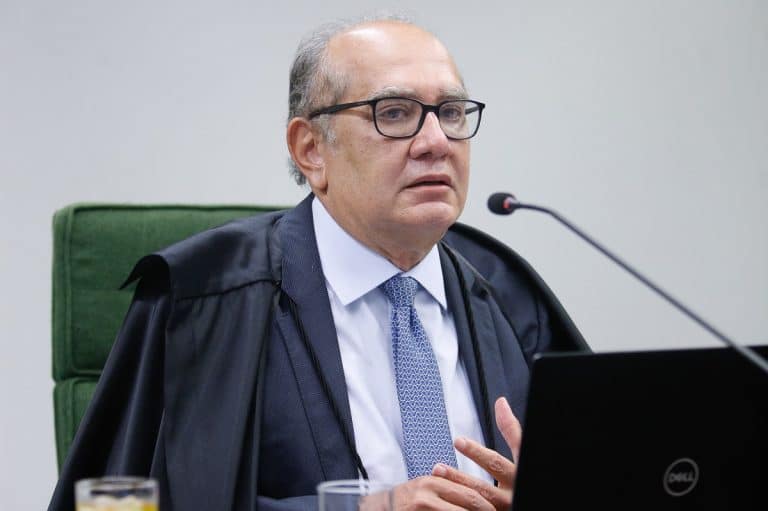 Ministro Gilmar Mendes preside sessão da 2ª turma realizada por videoconferência. Foto: Fellipe Sampaio /SCO/STF (09/03/2021)