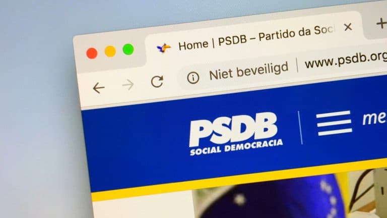 Site do Partido da Social Democracia Brasileira - PSDB