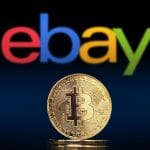 eBay ao lado de criptomoeda Bitcoin
