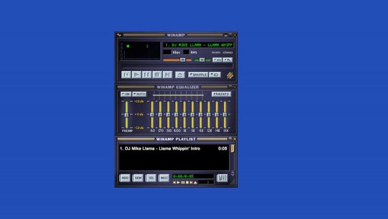 Skin original do Winamp está sendo vendida como NFT em leilão