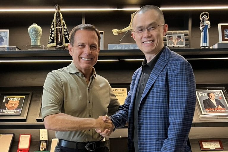 Encontro de CEO da Binance com João Dória