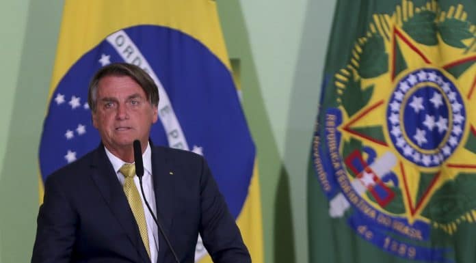 Presidente Jair Bolsonaro em evento público