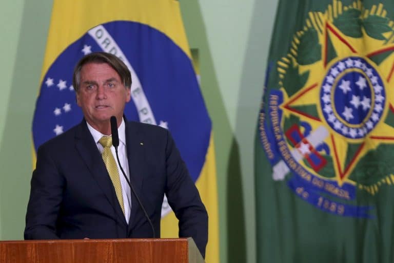 Presidente Jair Bolsonaro em evento público