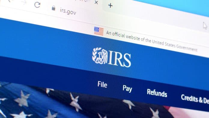 Site do Internal Revenue Service (IRS), Receita Federal dos Estados Unidos