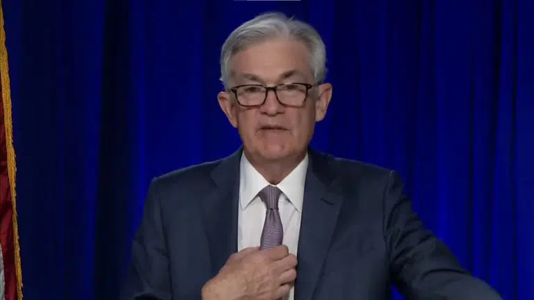 Jerome Powell, presidente do Federal Reserve. Fonte: YouTube / Reprodução