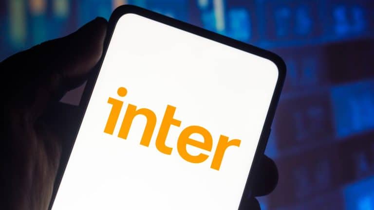 Banco Inter em tela de celular