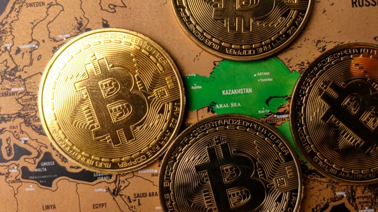 Cazaquistão cercado de Bitcoin