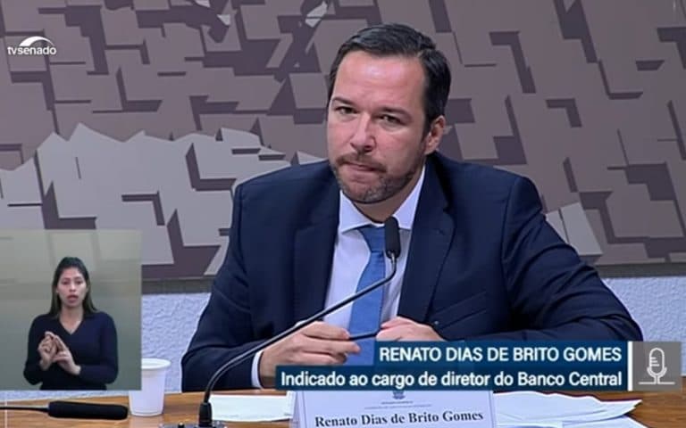 Sabatinado pelo Senado Federal em indicação ao Cargo de Diretor do Banco Central do Brasil