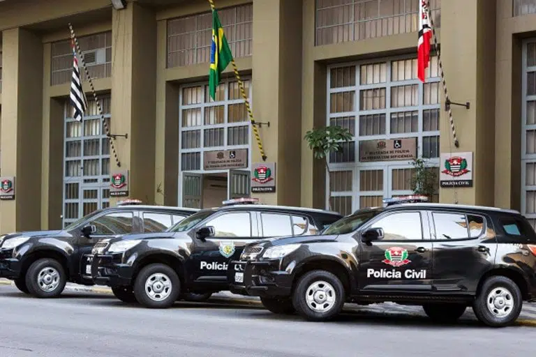 Viaturas da Polícia Civil de São Paulo Divulgação
