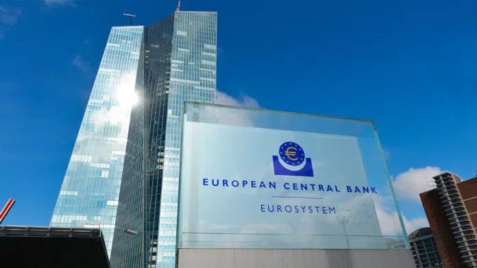 Fachada do Banco Central Europeu.