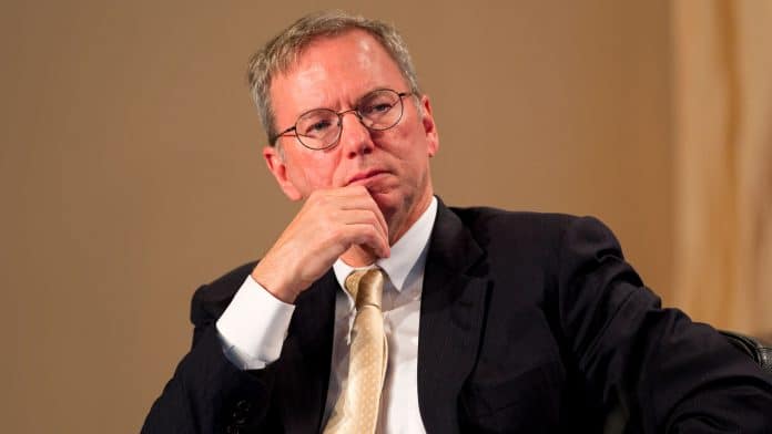 Eric Schmidt, ex-CEO do Google.