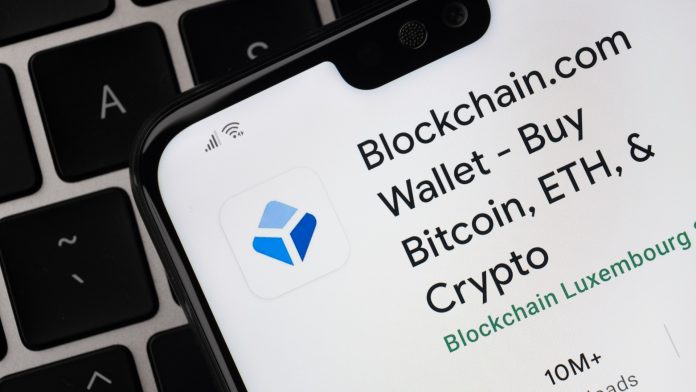 Aplicativo da corretora Blockchain.com
