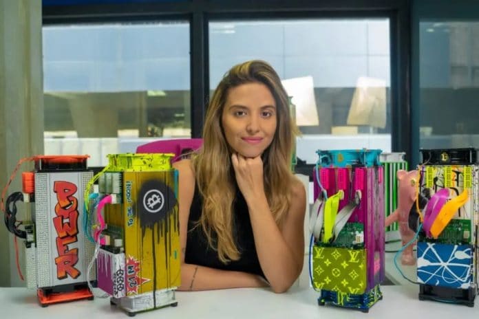 Artista de bitcoin e mineradoras