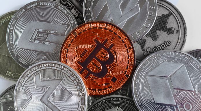 Bitcoin em destaque no meio de altcoins