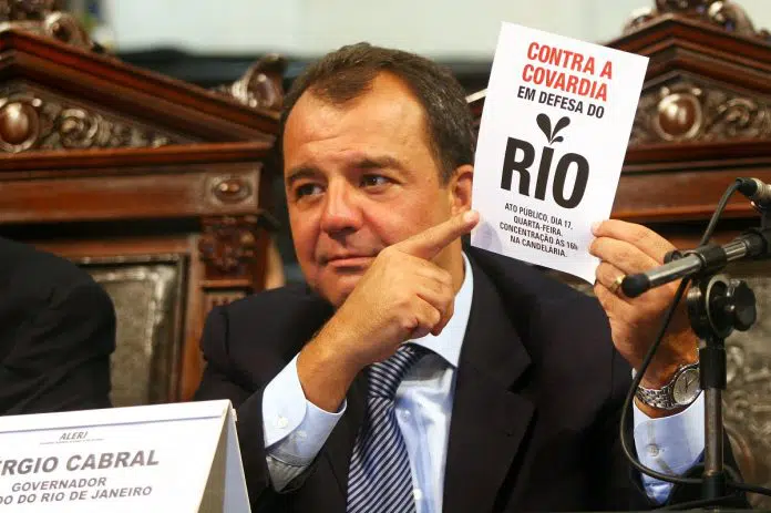 Ex-governador do Rio de Janeiro, Sérgio Cabral