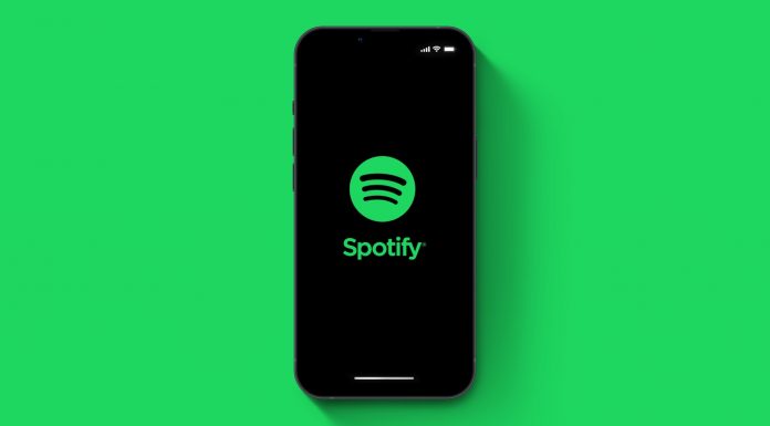 Ícone do Spotify em aplicativo móvel