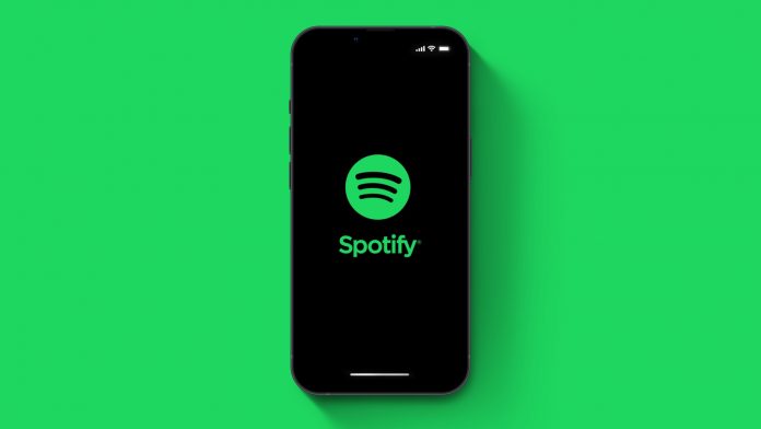 Ícone do Spotify em aplicativo móvel