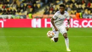 Jogador Vini Jr do Real Madrid