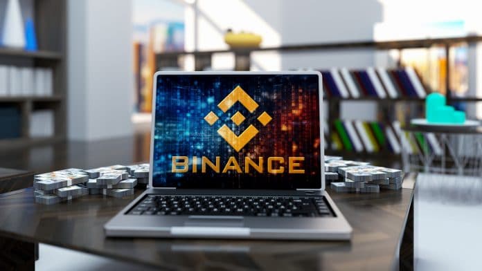 Rede Binance em computador