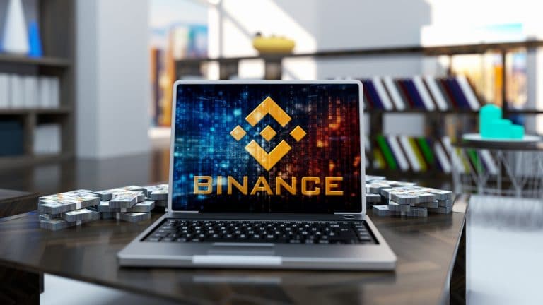 Rede Binance em computador