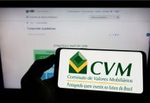 Site e aplicativo da Comissão de Valores Mobiliários do Brasil, a CVM